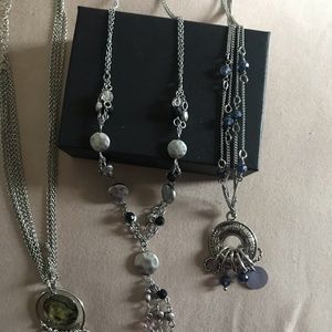 3 Lia Sophia necklaces